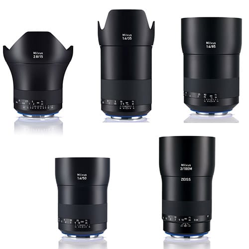 Zeiss Milvus 5 Lens Kit EF-Mount