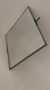 Specchio alluminio con doppio attacco 16mm