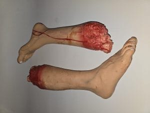 gambe finte