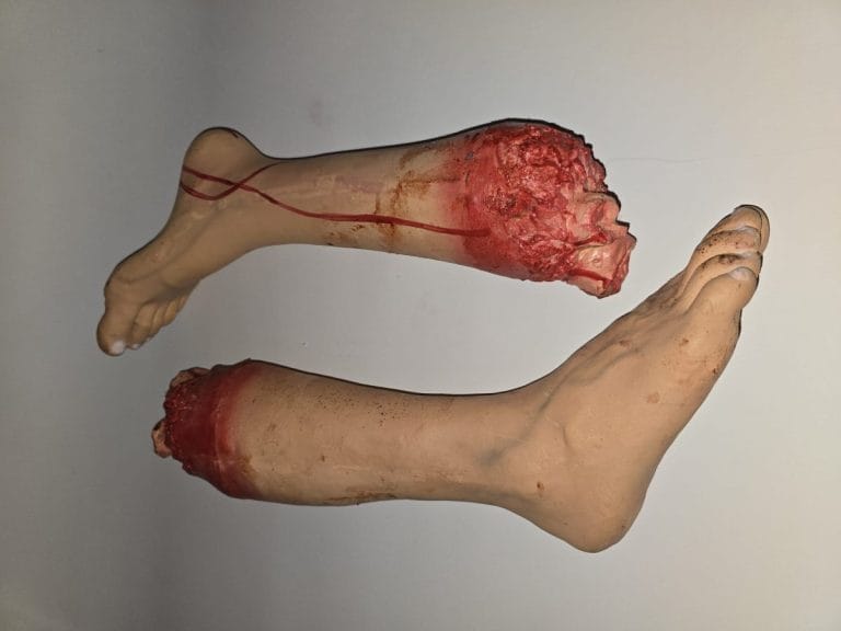 gambe finte